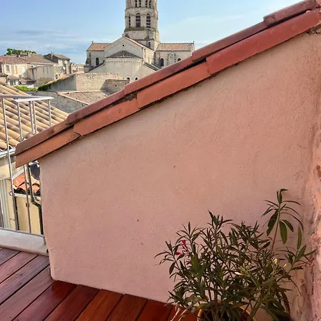 Coeur De Toits Un Rooftop Au Centre De Lejlighed Nîmes